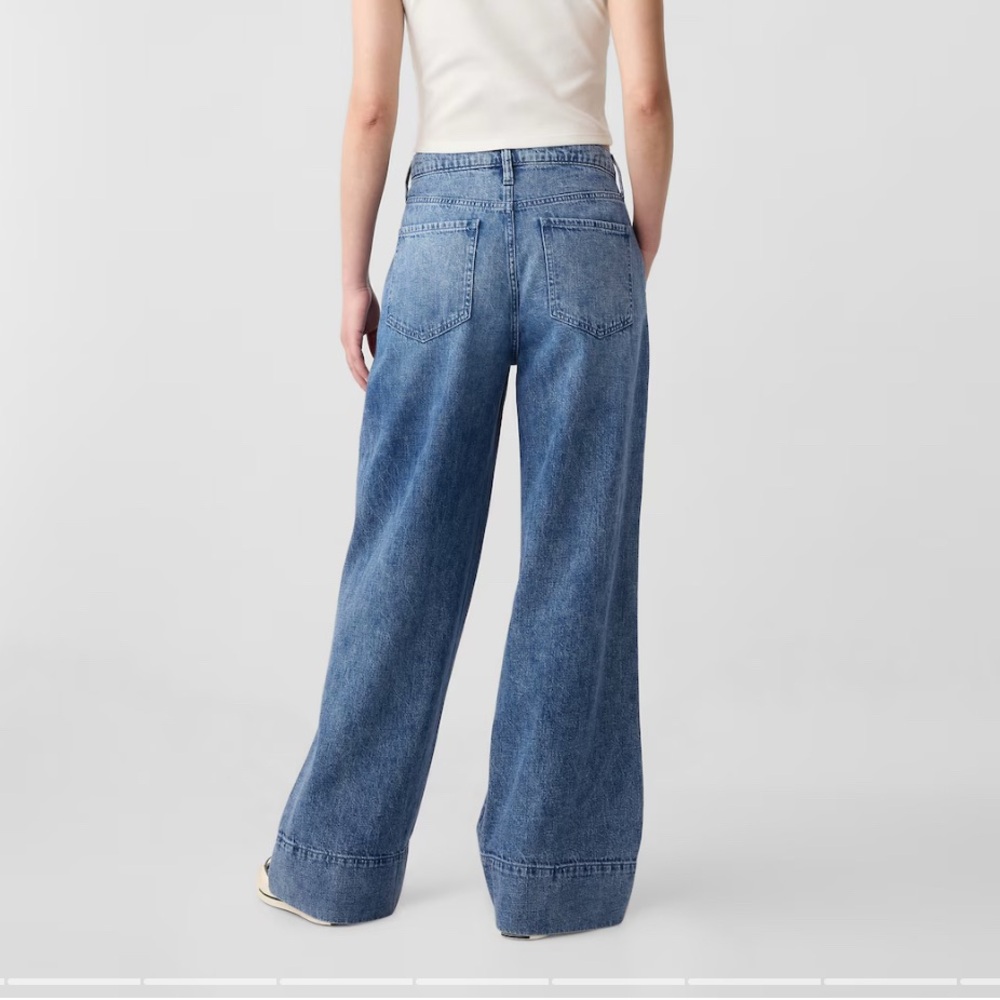 NWOT gap denim trouser jeans size 10/30 - Picture 2 of 9
